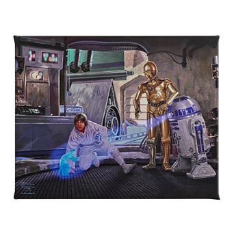Thomas Kinkade Star Wars ‘Only Hope’ Gallery Wrapped Canvas Wall Art