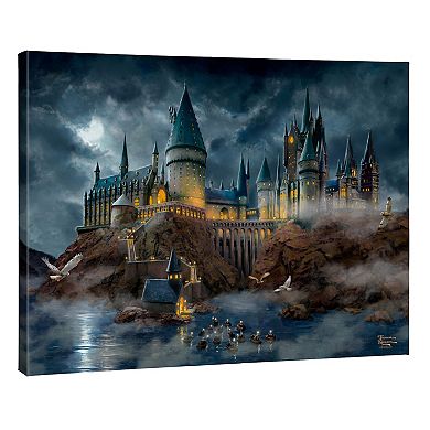 Thomas Kinkade Harry Potter ‘Hogwarts Castle’ Gallery Wrapped Canvas Wall Art