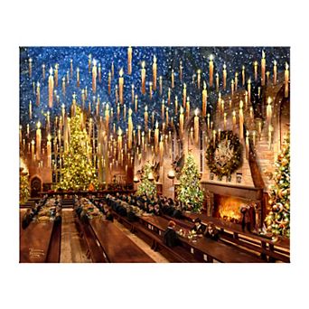 Thomas Kinkade Harry Potter ‘Great Hall’ Gallery Wrapped Canvas Wall Art