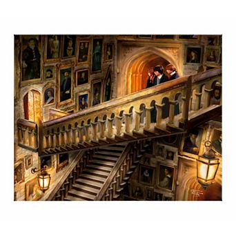 Thomas Kinkade Harry Potter ‘Grand Staircase’ Gallery Wrapped Canvas Wall Art