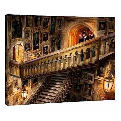 Thomas Kinkade Harry Potter ‘Grand Staircase’ Gallery Wrapped Canvas Wall Art