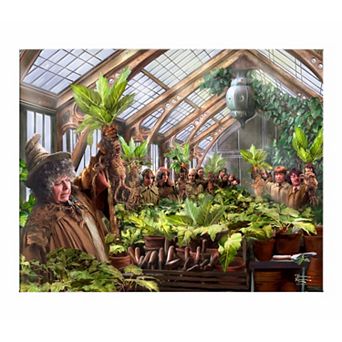 Thomas Kinkade Harry Potter ‘Hogwarts Greenhouse’ Gallery Wrapped Canvas Wall Art