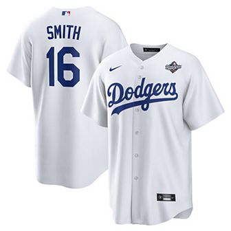 Men's Nike Will Smith White Los Angeles Dodgers 2025 World Series Home Replica Player Jersey