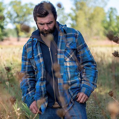 Men's Legendary Whitetails Maplewood Hooded Flannel Shirt Jacket