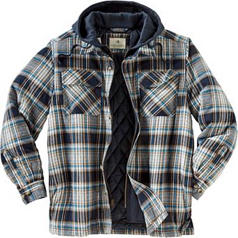 Men's Legendary Whitetails Maplewood Hooded Flannel Shirt Jacket