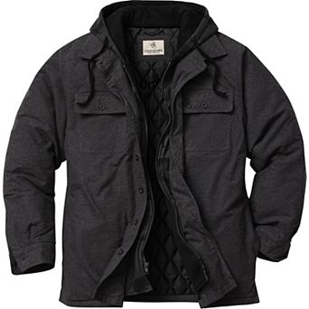 Men's Legendary Whitetails Maplewood Hooded Flannel Shirt Jacket