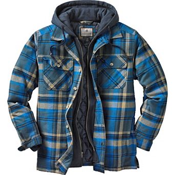 Men's Legendary Whitetails Maplewood Hooded Flannel Shirt Jacket