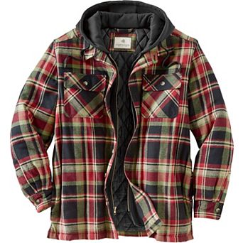 Men's Maplewood Hooded Flannel Shirt Jacket