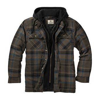 Men's Legendary Whitetails Maplewood Hooded Flannel Shirt Jacket