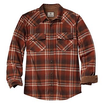 Men's Legendary Whitetails Shotgun Western Flannel Shirt