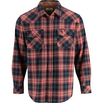 Men's Legendary Whitetails Shotgun Western Flannel Shirt