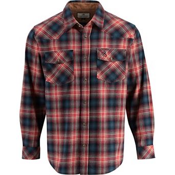 Men's Legendary Whitetails Shotgun Western Flannel Shirt