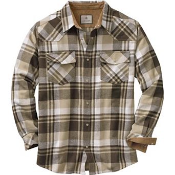Men's Legendary Whitetails Shotgun Western Flannel Shirt