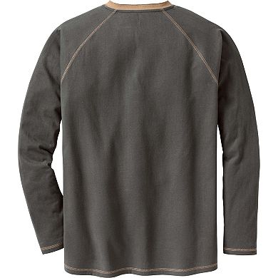 Men's Legendary Whitetails Recluse Raglan Henley Long Sleeve Shirt