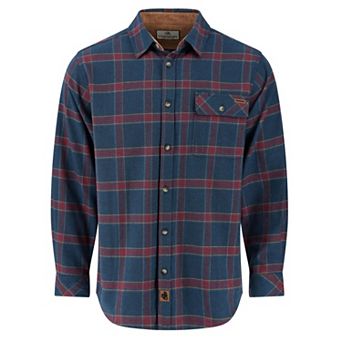 Men's Legendary Whitetails Buck Camp Flannel Button Down Shirt