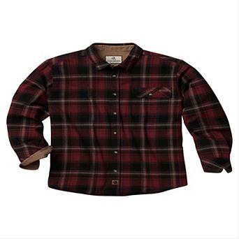 Men's Legendary Whitetails Buck Camp Flannel Button Down Shirt