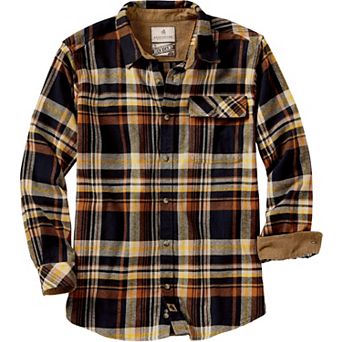 Men's Legendary Whitetails Buck Camp Flannel Button Down Shirt