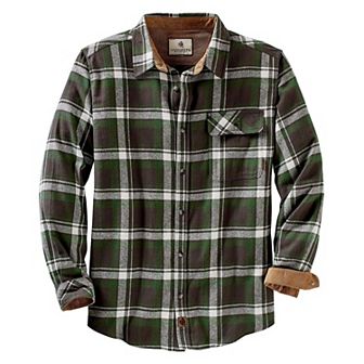 Men's Legendary Whitetails Buck Camp Flannel Button Down Shirt