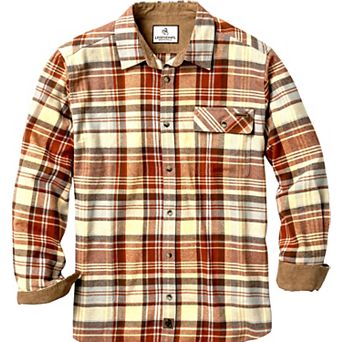 Men's Legendary Whitetails Buck Camp Flannel Button Down Shirt
