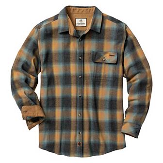 Men's Legendary Whitetails Buck Camp Flannel Button Down Shirt