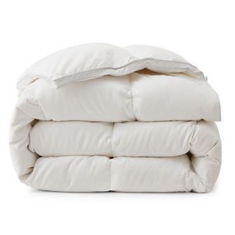 Unikome Feather Down Fiber Comforter - Noiseless Duvet Insert, All Season Bedding with Corner Tabs