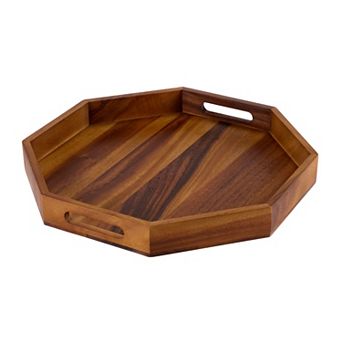 Octagon Serving Tray - Solid Bottom