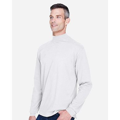 Devon & Jones Sueded Jersey Mock Neck T-Shirt
