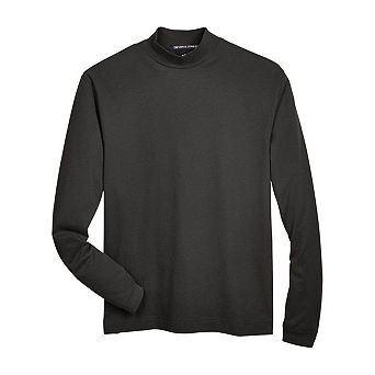 Devon & Jones Sueded Jersey Mock Neck T-Shirt