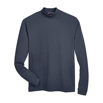 Devon & Jones Sueded Jersey Mock Neck T-Shirt
