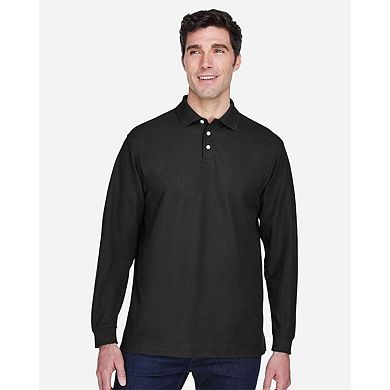 Devon & Jones Pima Piqu Long Sleeve Polo