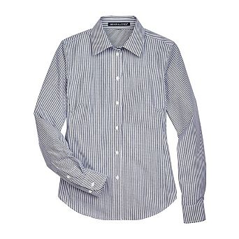 Devon & Jones Women's Crown Collection Banker e Woven Dress Shirt