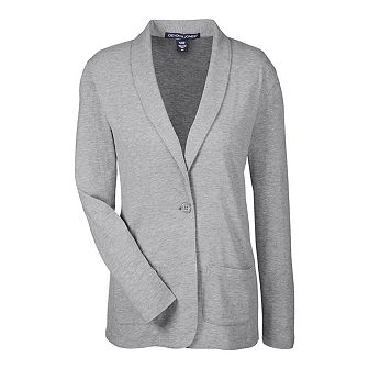 Devon & Jones Women's Perfect Fit Shawl Collar Cardigan