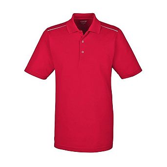 CORE365 Radiant Performance Piqu Polo withReflective Piping