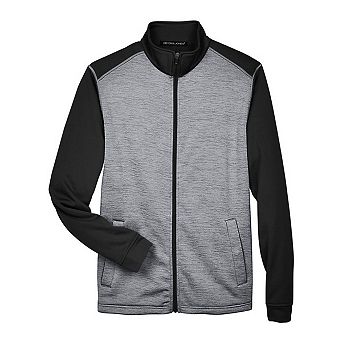 Devon & Jones Newbury Colorblock Mlange Fleece Full-Zip jacket
