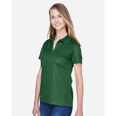 Devon & Jones Women's CrownLux PerformancePlaited Polo