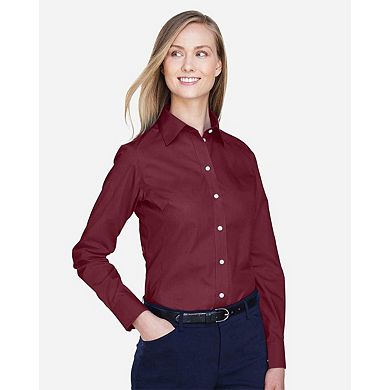 Devon & Jones Women's Crown Collection Broadcloth Woven Dress Shirt