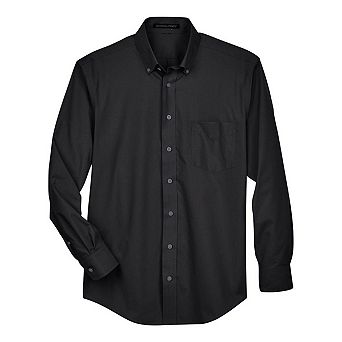 Devon & Jones Crown Collection Broadcloth Woven Dress Shirt
