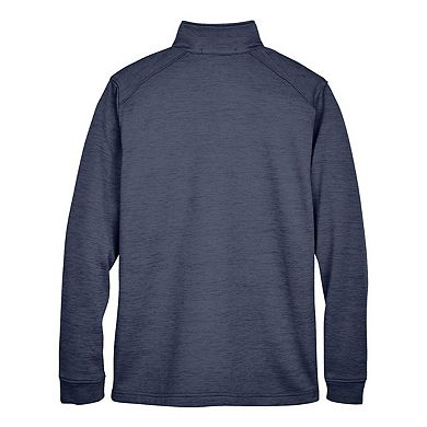 Devon & Jones Newbury Mlange Fleece Quarter-Zip Pullover