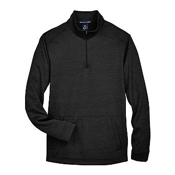 Devon & Jones Newbury Mlange Fleece Quarter-Zip Pullover