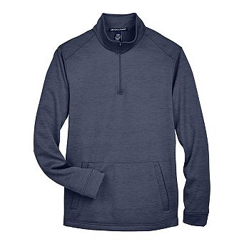 Devon & Jones Newbury Mlange Fleece Quarter-Zip Pullover