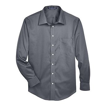 Devon & Jones Crown Collection Tall Solid Stretch Twill Woven Dress Shirt