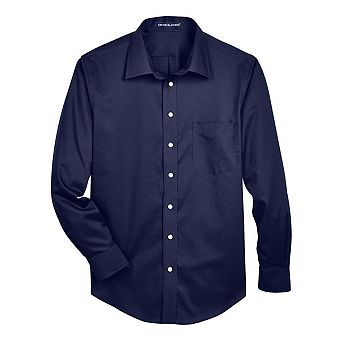 Devon & Jones Crown Collection Tall Solid Stretch Twill Woven Dress Shirt