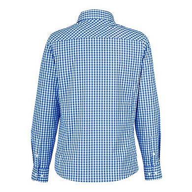 Devon & Jones Women's CrownLux Performance Gingham Dress Shirt