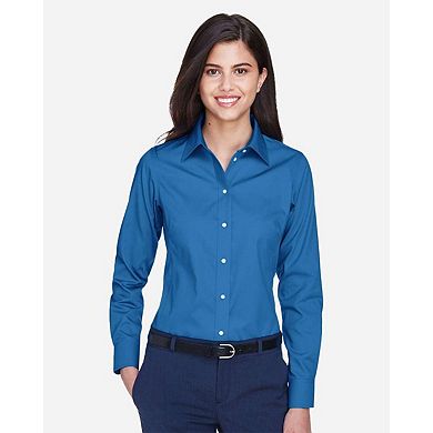 Devon & Jones Women's Crown Collection Oxford Woven Dress Shirt