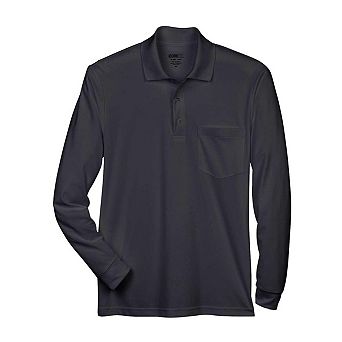 CORE365 Pinnacle Performance Long Sleeve Piqu Polo with Pocket