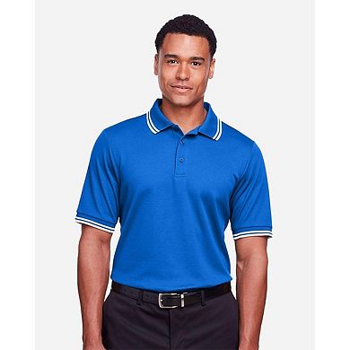 Devon & Jones CrownLux Performance Plaited Tipped Polo