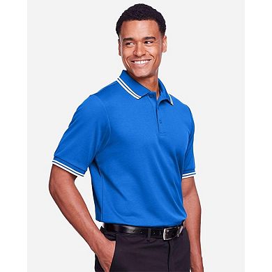 Devon & Jones CrownLux Performance Plaited Tipped Polo