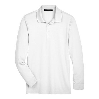 Devon & Jones CrownLux Performance Tall Plaited Long Sleeve Polo