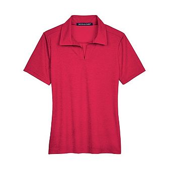 Devon & Jones Women's CrownLux PerformanceAddress Melange Polo