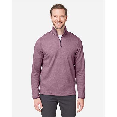 CORE365 Venture Heathered e Quarter-Zip Pullover